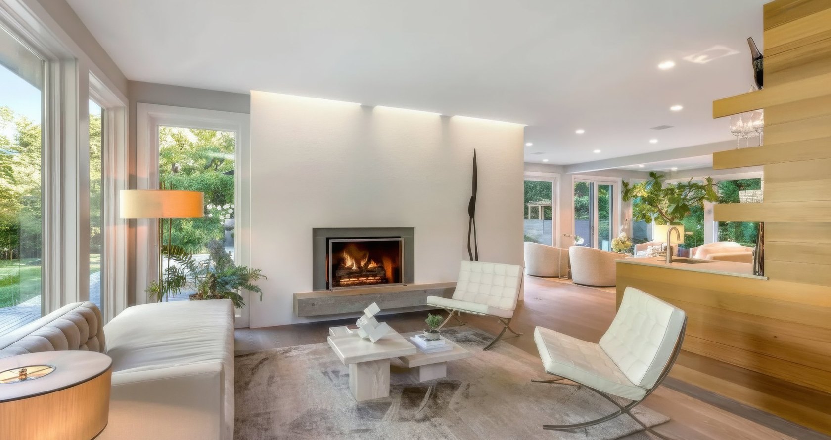 $7M Hamptons listing — living room